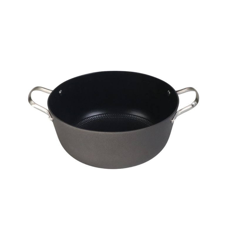 Enamel Vegetable Oil Seasoned Cast Iron Deep Casserole - Image 3